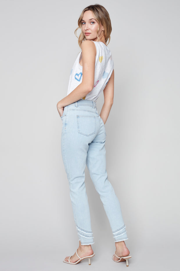 Frayed Hem Jeans