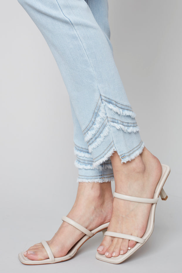 Frayed Hem Jeans
