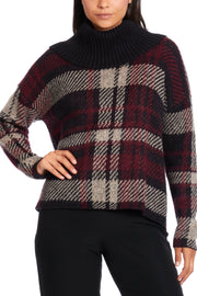 Cowl Neck Double-knit Pullover