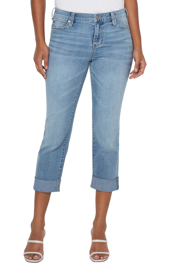 Cuffed Charlie Crop Skinny Jean