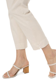 Kelsey Trouser with Side Slit in Roman Stone