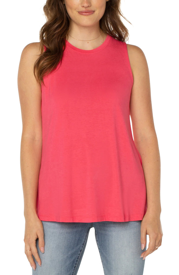 Scoop Neck Tank in Watermelon