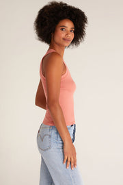 Sirena Rib Tank in Canyon Rose