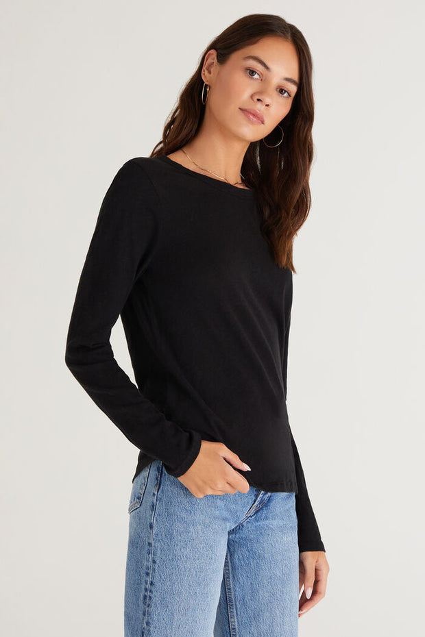 Everyday Brushed LS Top
